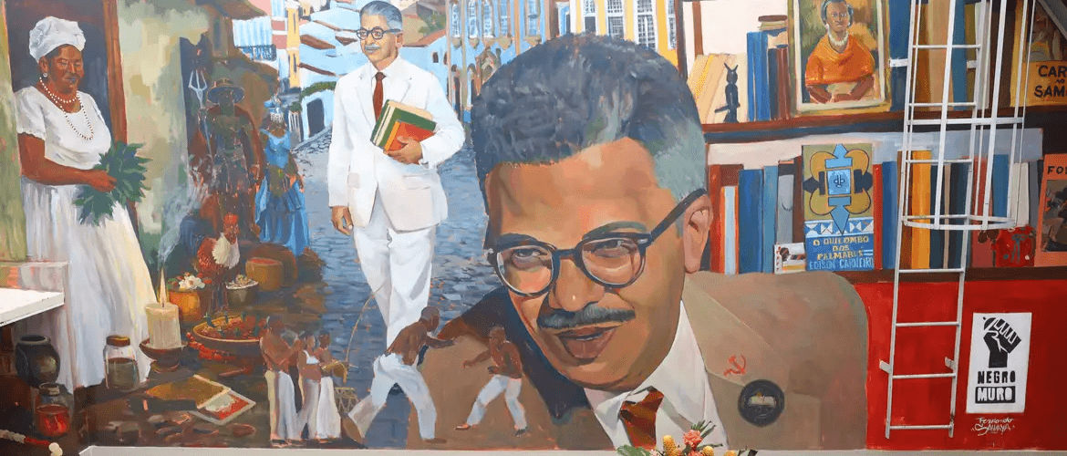 Edison Carneiro ganha mural no Rio e é celebrado como referência da cultura afro-brasileira