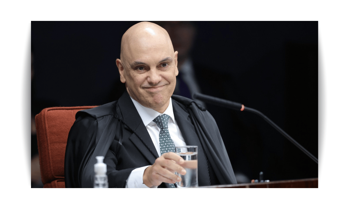 Moraes nega visita de Javier Milei a Bolsonaro em prisão domiciliar