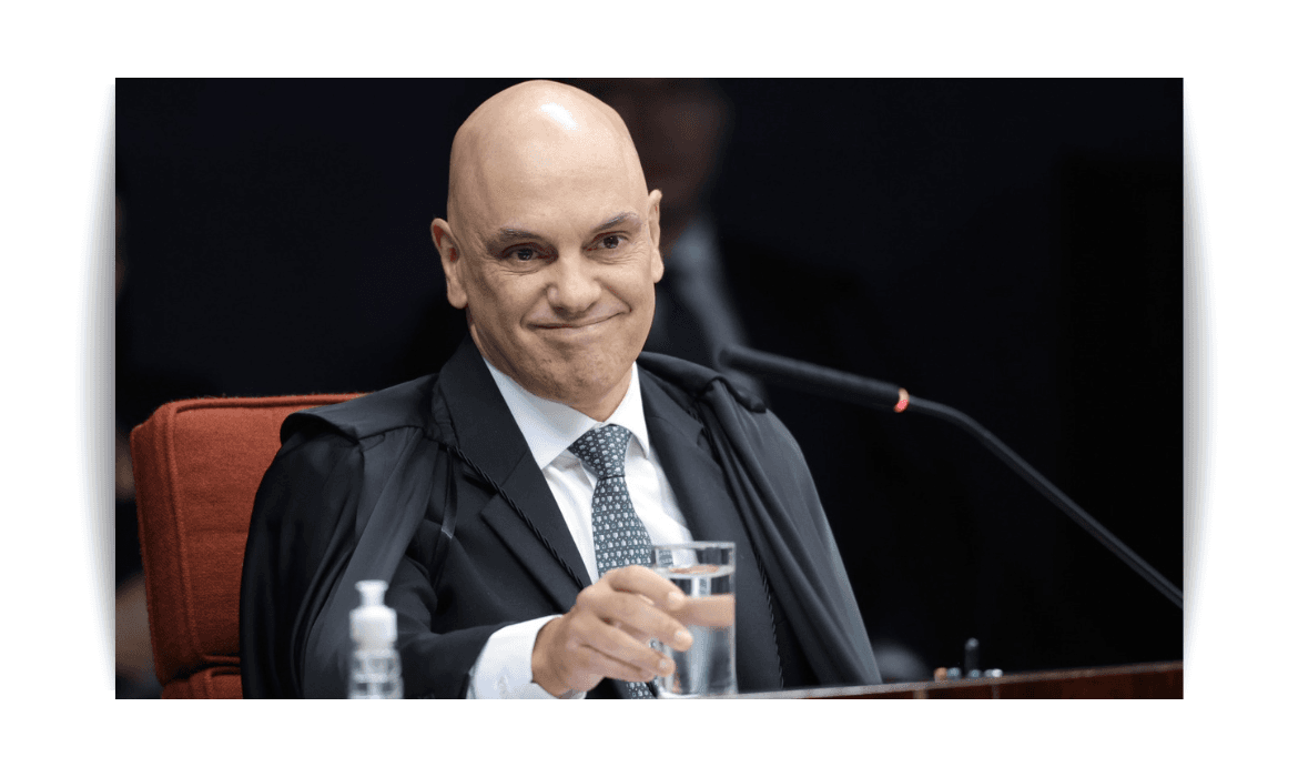 Moraes nega visita de Javier Milei a Bolsonaro em prisão domiciliar