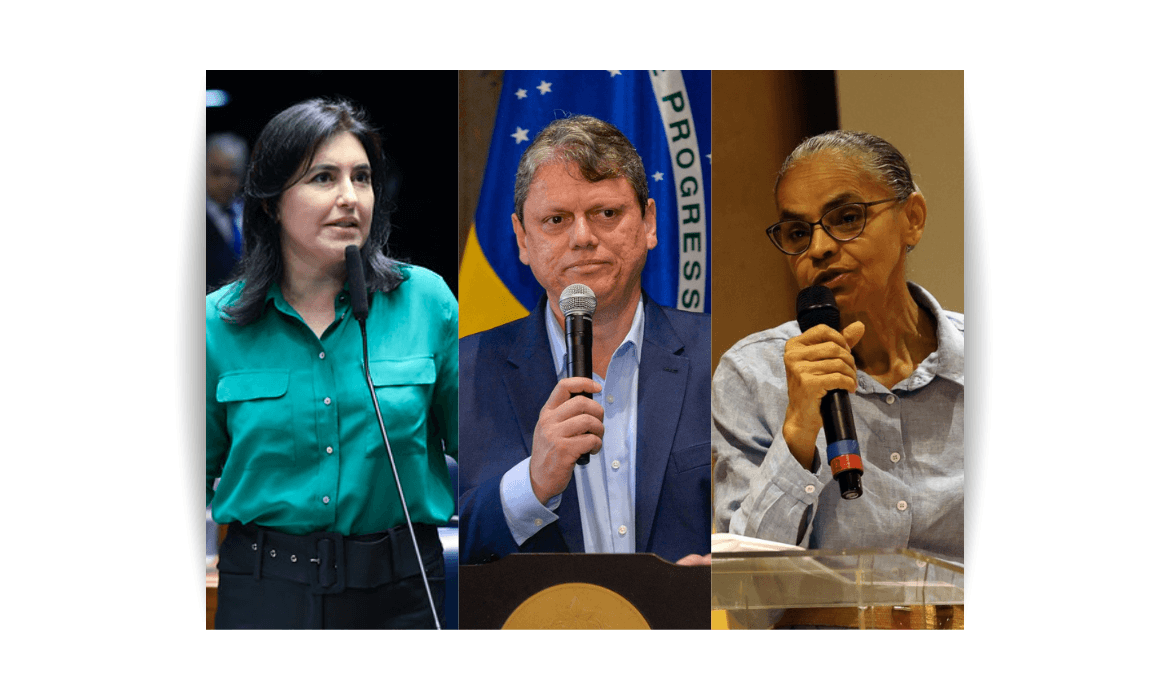 Tarcísio questiona candidaturas de Tebet e Marina em SP
