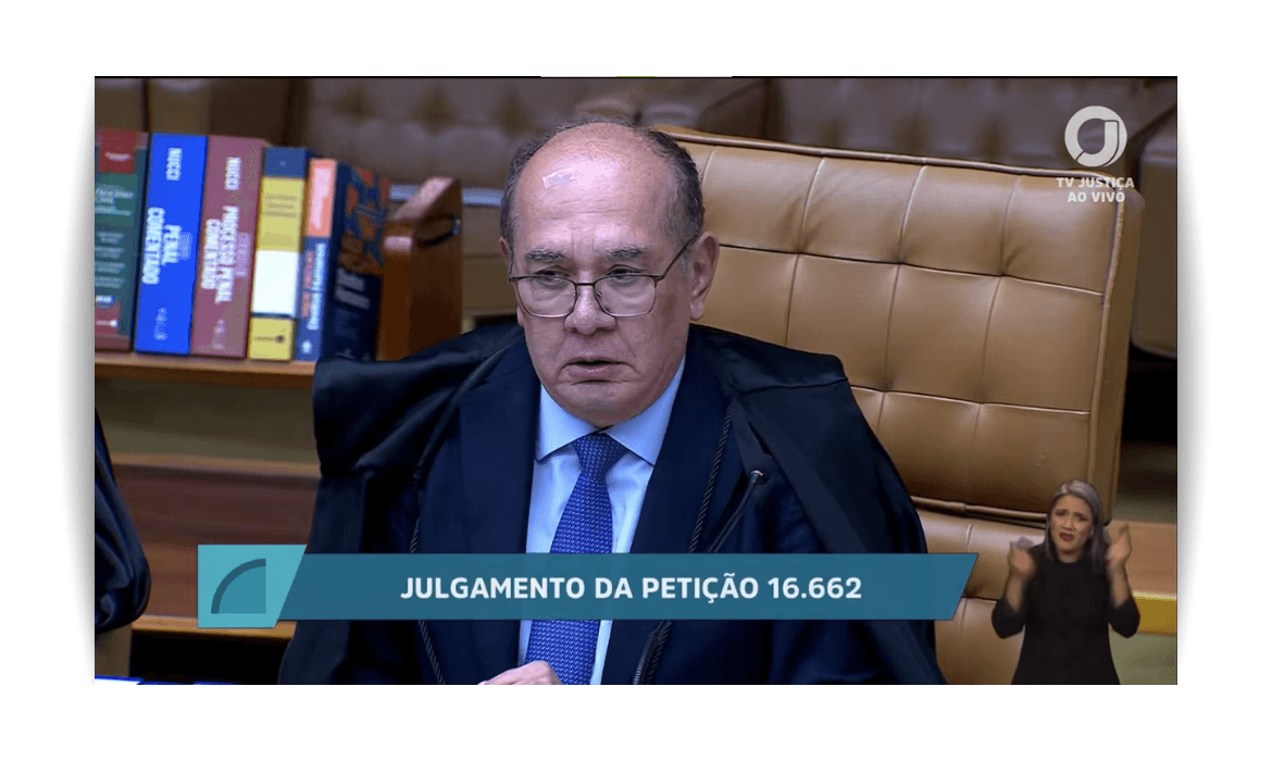 STF tem bate-boca entre Gilmar e Mendonça em sessão