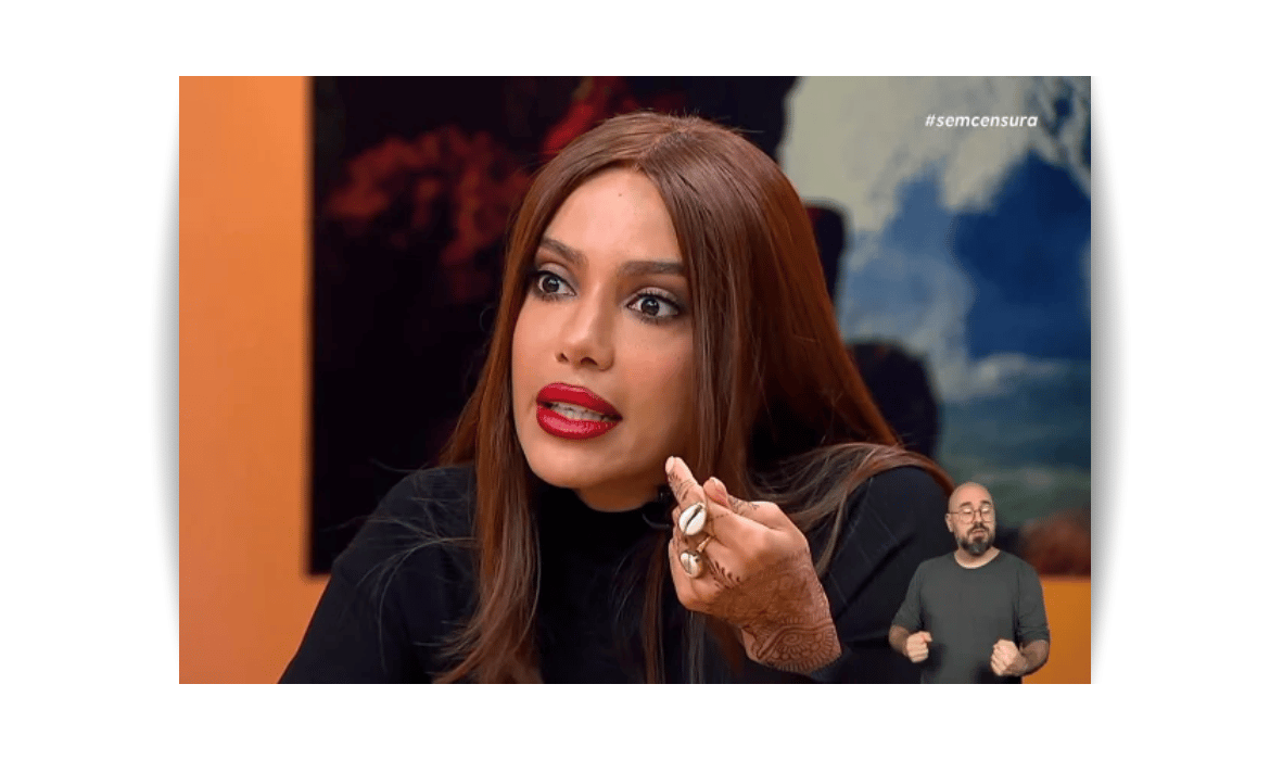 Anitta participa do programa Sem Censura