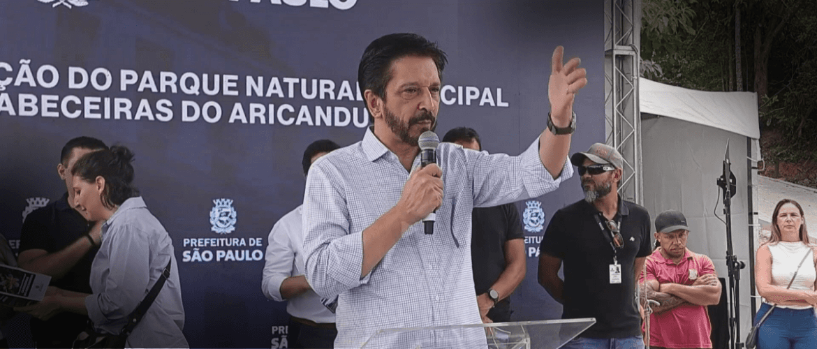 Ricardo Nunes, prefeito de SP reage à prisão do banqueiro.