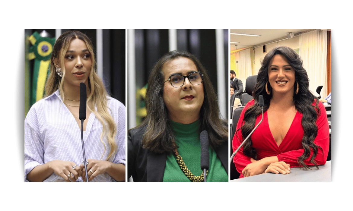 Deputadas federal eleitas em 2026, Erika Hilton (PSOL-SP), Duda Salabert (PSOL-MG) e Thabatta Pimenta (PSOL-RN)