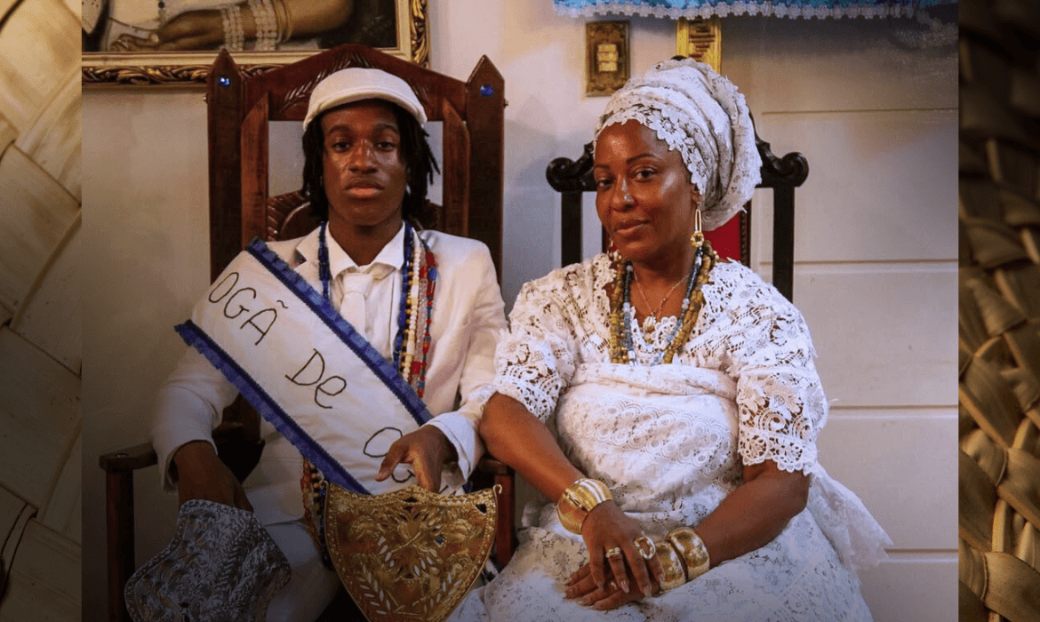 Tia Má e seu filho pai Ọ̀gá Aladê Koman