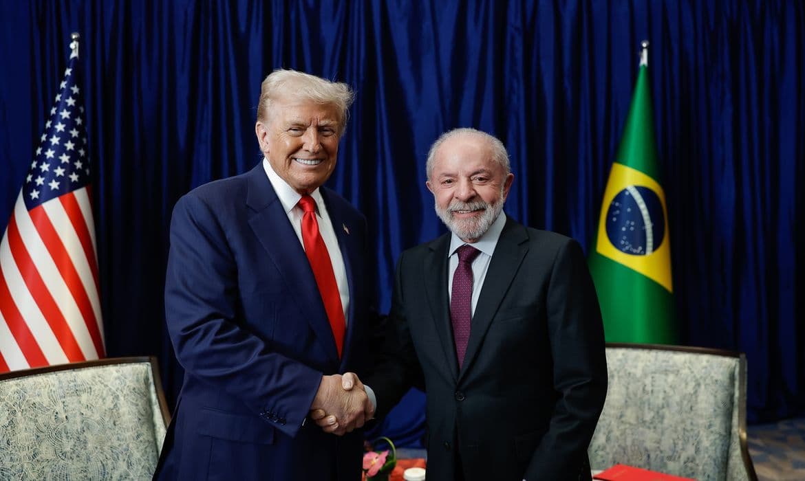 Lula e Trump se encontram na Casa Branca
